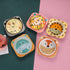 ZEAYEA 6 Pack Bamboo Kids Bowls, 10 Oz Durable Cartoon Bowls for Children, BPA Free Cute Snacks Bowls, Square Dinner Tableware for Serving Soup, C...