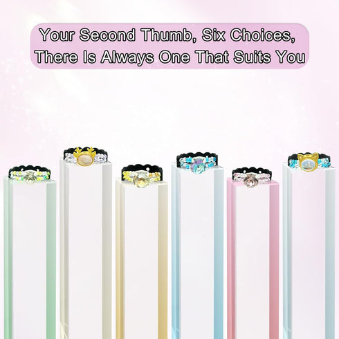 Touch Screen Stylus 1 PC Blue Cat Finger Touch Screen Rings for Women with Long Nail Art Tips -Stylus for Touch Screen Smartphone,Cell Phone, Tabl...