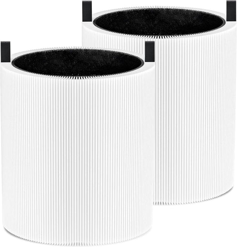 Blue Pure 511 Filter Replacement Compatible with Blueair Blue Pure 511 Air Purifier, 2 Pack Blue Air 511 Filter HEPA Particle and Activated Carbon...