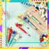 MotiMind 113 Pcs Welcome Back to School Beadable Pen for Kids Teacher Beadable Pens First Day of School Pens Classroom Gifts Making Kit Beaded Bal...