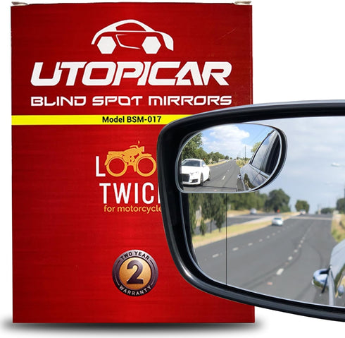 Blind Spot Convex Car Mirror: Rear view | Rearview Mirror Accessories for Car Interior - Women and Men Use Our Automotive Blindspot Mirrors for La...
