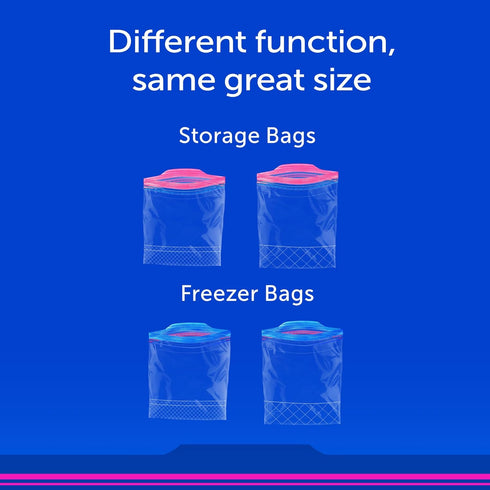 Ziploc Gallon Food Storage Bags, Stay Open Design with Stand-Up Bottom, Easy to Fill, 38 Count...