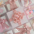 HUIHUANG Rose Pink Ribbon 1-1/2" Dusty Rose/Rose Gold/Rose Pink/Rosy Mauve/Vanilla/Peach Satin Ribbons for Wedding Flower Bouquet Bows Bridal Gift...
