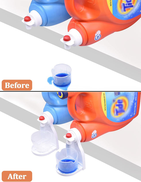 Laundry Detergent Cup Holder, Detergent Drip Catcher, Fabric Softener Liquid Tray Dispenser Organizer Drip Catcher, Laundry Accessories, Keep Laun...