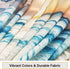 Baccessor Tropical Sea Beach Ocean Waves Shower Curtain with Hooks, Seaside Scene Island Hawaiian Sunrise Beach Theme Waterproof Fabric Shower Cur...