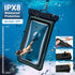 F-color Waterproof Phone Pouch - Floating with Sponge Air Cushion - IPX8 Waterproof Phone Case for iPhone 15 Pro Samsung S23 Up to 7", 12.7oz Buoy...