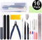 Gundam Model Tools Kit Esoca 16Pcs Gundam Modeler Basic Tool Kit Gunpla Tool Kit Gundam Craft Set Gundam Tool Kit for Hobby Building...