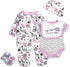 Reborn Baby Girl Doll Clothes 22 inch Newborn Outfits Accesories Elephant 5 Piece Set for 20-22 inch Reborn Doll Matching Clothing...