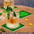 3dRose Lucky Green Shamrock - Ceramic Tile Coasters, Set of 4 (CST_77561_3)...
