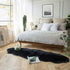 Ashler Faux Fur Rug, Black Area Rugs, Fluffy Sheepskin Fur Rug, Fuzzy Ultra Soft 2 x 6 Ft Rugs, Machine Washable Shag Rug, Nursery Throw Rugs for ...