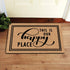 Funny Mats Entry This Is Our Happy Place Indoor Floor Welcome Mat for Entrance Way Rubber Back for Front Door Indoor Outdoor Cute Rugs 23.6"(L) x ...