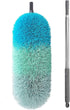 BOOMJOY Microfiber Feather Duster with 100 inches Extension Pole, Dusters for Cleaning High Ceiling, Fan, Blinds, Furniture...