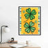 YEEIFFD 5D Diamond Painting Clover, St. Patrick's Day Diamond Art for Adults, Four Leaf Clover by Number Kits Full Drill Paint with Diamonds Art D...