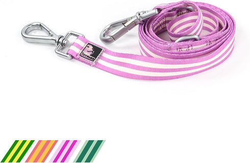 Striped Puppy Dog Leash Personalize Double Leash for Two Dogs for Dog Training Easy Cute Hands Free Leash Dog Leash for Small Dogs Leash for Mediu...