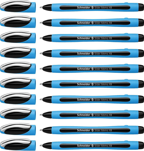 Schneider Slider Memo XB Ballpoint Pen, 10/Pack...