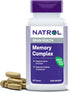 Natrol Memory Complex With Ginkgo Biloba 120mg and B Vitamins, Dietary Supplement for Brain Health and Memory Support, 60 Tablets, 30 Day Supply...