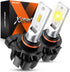SEALIGHT 9145 H10 Yellow LED Fog Light Bulbs, 13,000LM 600% Brightness 9045 H10 Led Bulb Yellow Fog Lamps, 3000K Amber Strong Penetration 9140 904...