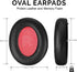 Life Q10 Ear Pads Replacement Ear Cushion Foam Soft Earpads Compatible with Anker Soundcore Life Q10 / Q10 BT Headphones Ear Cushion (Black/Red).....