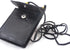 New Leather Neck Strap ID Badge Credit Card Holder Pouch Wallet Mini Crossbody...
