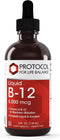 Protocol Liquid B-12 5,000mcg - Nervous System Support* - with B Vitamins - Dairy Free & Vegan Vitamin B Liquid - 4 fl oz...