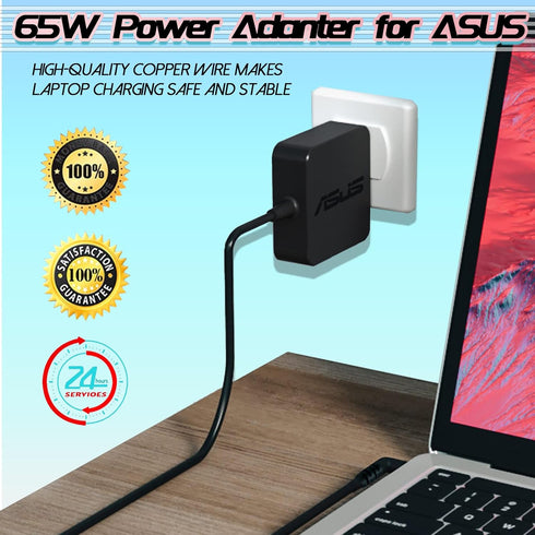 19V 3.42A 65W 4.5 * 3.0mm Laptop Adapter for Asus EXA1203YH B400A Notebook EXA1203XH Power Adapter AC Charger chromebook PU550 PU550CA PU401 PU401...