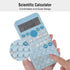 EooCoo 2-Line Standard Scientific Calculator, Cute Desk Accessories, Portable and Cute School Office Supplies, Suitable for Primary School to Coll...