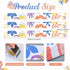 24 Pieces Magnetic Strips Retro Magnetic Border for Classroom Whiteboard Bulletin Board Decorative Magnetic Strips with Adhesive Magnetic Borders ...