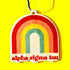 Alpha Sigma Tau - Rainbow Air Freshener - 2/Pack - Flowers & Sunshine Scent...