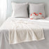 MIULEE Super Soft Baby Throw Blanket with Stripe Pattern for Toddler Newborn Lightweight Fleece Warm Plush Cozy Bed Blanket 30"x40", Cream White...