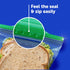 Ziploc Sandwich and Snack Bags, Storage Bags for On the Go Freshness, Grip n Seal Technology for Easier Grip, Open, and Close, 150 Count...