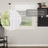 VHC Brands Farmhouse 16"x60" Valance White Rod Pocket Kitchen Window Curtains...