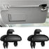 2 PCS Sun Visor Bracket Hook Clip, Upgraded Base Makeup Mirror Fixing Bracket, Car Interior Sunscreen Holder Hook, Compatible with A3 A4 LA 5A 6L ...