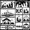 11 Pieces Christmas Nativity Scene Stencils Nativity of Jesus Stencil Reusable DIY Drawing Stencil for Painting on Wood Canvas Reusable Nativity S...