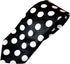 White and Black Polka Dot Tie Necktie Unisex...