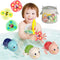 Bath Toys for Kids Ages 1-3 - Bathtub Toys for Infants Babier 6-12-18 Months - Suction Cup Fidget Spinner Toys for Toddlers Age 2-4 1 Year Old Gir...