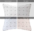 INK+IVY Pillow Euro Sham, 26"x26", Bow-tie White...