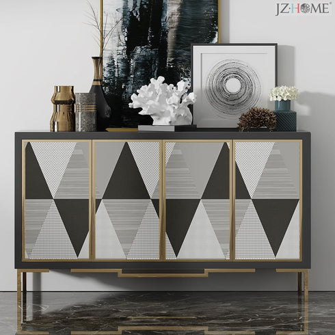 Y1337 Peel and Stick Wallpaper Geometric Triangle 17.7" x 9.8ft Gray Removable Diamond Self Adhesive Contact Paper Shelf Liner for Office Backgrou...