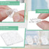 120 Pieces Adhesive Plastic Sticky Clips Clear Clips Reusable Removable Sticky Clips Small Poster Clips Wall Clips Hanging Bulletin Board Clips fo...