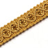 Gimp Braid Fabric Trim - 0.59 Inch / 10 Yards, Gold Silver, Upholstery, Polyester, DIY Crafts, Home Decorative...