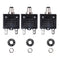 18A 125-250V AC 50V DC Push Button Circuit Breaker L1 Series Manual Reset Thermal Circuit Breaker 18A 3Pack...