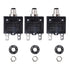 18A 125-250V AC 50V DC Push Button Circuit Breaker L1 Series Manual Reset Thermal Circuit Breaker 18A 3Pack...