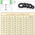 200Pcs Rubber Grommet Assortment Kit, 8 Sizes Rubber Grommets for Wiring Automotive,Plumbing, Hardware Repair Firewall Hole Plug Electrical Wire G...