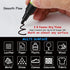 Fine Paint Marker for Rock Painting-Stone, Ceramic, Metal, Glass, Wood,Set of 6 Paint Pens High Volume Ink High Volume Ink for DIY Craft (Black)...