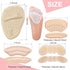 8 Pairs Heel Grips for Womens Shoes, Shoe Pads Inserts, Heel Pads for Shoes Women - Shoe Heel Inserts, Toe Inserts for Shoes Too Big - Shoe Cushio...