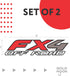 FX4 Decal Off Road Sticker Truck F150 F350 F250 Super Duty Bedside Replacement (Die-Cut (Peel & Stick))...