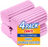 Damp Clean Duster Sponge,4pack Magic Sponge Eraser,Reusable Damp Dusting Sponge Household Cleaning for Blinds, Glass, Baseboards,Radiators,Window ...