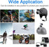 Action Camera Safety Tether Strong Adhesive Stickers Strap Cord Compatible with GoPro Hero 12, 11, 10, 9, 8, 7, 6, 5, 4,SJCAM Action Camera Helmet...