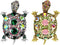 2Pcs Vintage Rhinestone Turtle Brooch for Men Stylish Animal Pin for Any Occasion...