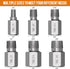 Screw Extractor Remover Set, Hex Head Multi-Spline Easy Out Bolt Extractor Tool, Chrome Molybdenum Alloy Steel Heavy Duty EZ Out Damaged Stripped,...