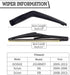 Rear Wiper Arm Blade Nut Set Replacement for Dodge Journey 2009-2019 Scion XB 2008-2015 XA 2004-2006 toyota Yaris 2007-2016,Rear Wiper Cover Acces...